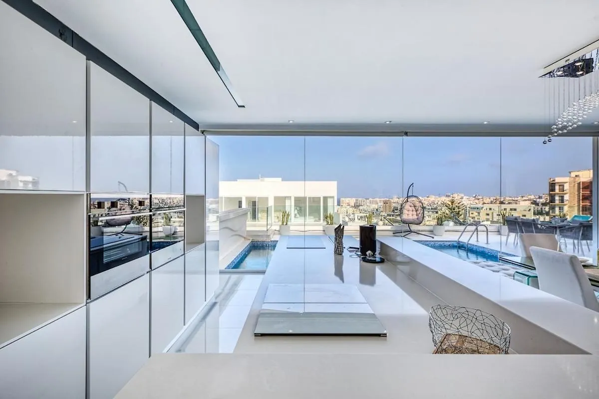 Luxury Penthouse In Swieqi With In And Outdoor Pool Saint Julian's