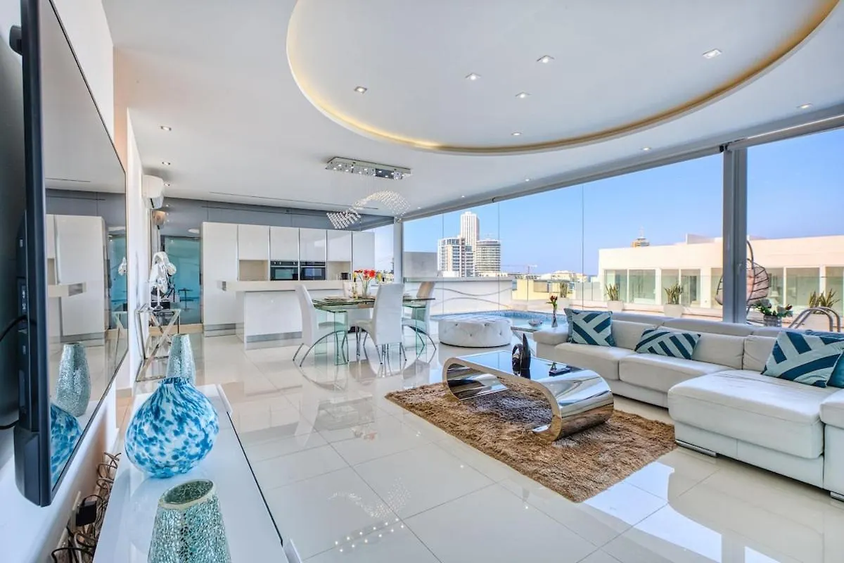 Luxury Penthouse In Swieqi With In And Outdoor Pool Saint Julian's