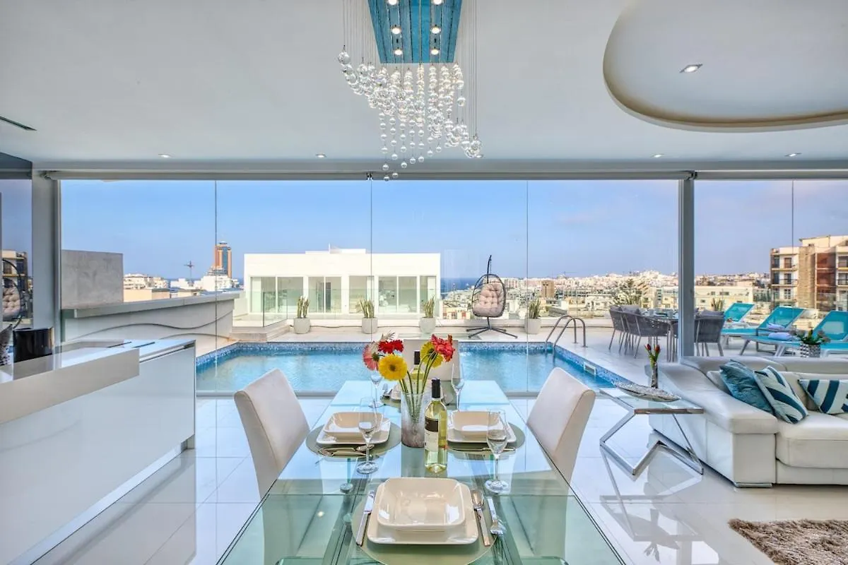 Luxury Penthouse In Swieqi With In And Outdoor Pool Saint Julian's 0*,  Malta
